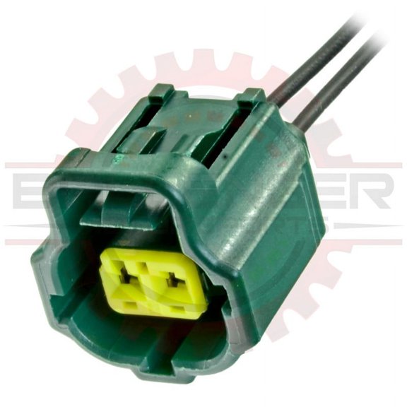 Ballenger Motorsports - 2 Way SSC Plug Pigtail, Green - Used for Temperature Sensors, Solenoids, and Other Sensors on Japanese vehicles