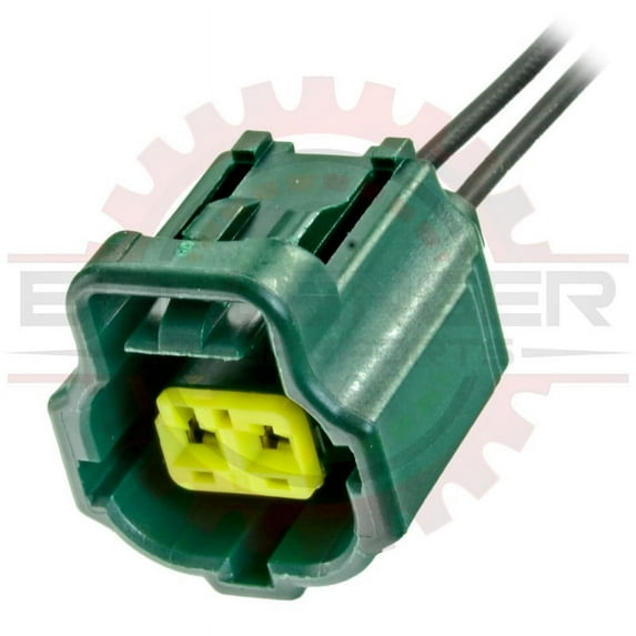 Ballenger Motorsports - 2 Way SSC Plug Pigtail, Green - Used for Temperature Sensors, Solenoids, and Other Sensors on Japanese vehicles