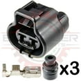 thumbnail image 1 of Ballenger Motorsports - 2 Way TS187 Plug Connector Kit Replacement for Toyota Radiator Fan, 1 of 3