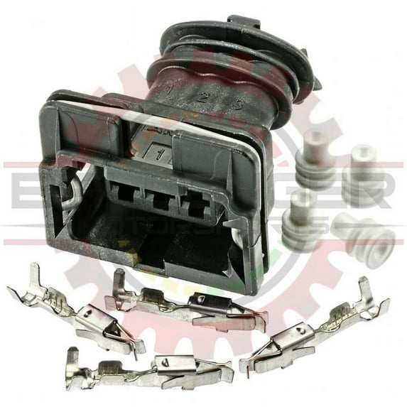 Ballenger Motorsports - 3 Way JPT Sensor Plug Kit Connector, Black - For Throttle Position Sensor