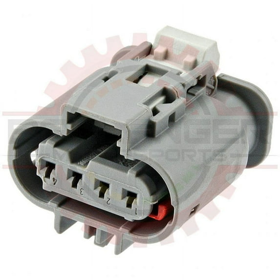 Ballenger Motorsports - 4 Way Connector Plug Assembly Compatible with C7 Corvette Oxygen Sensor, Gray