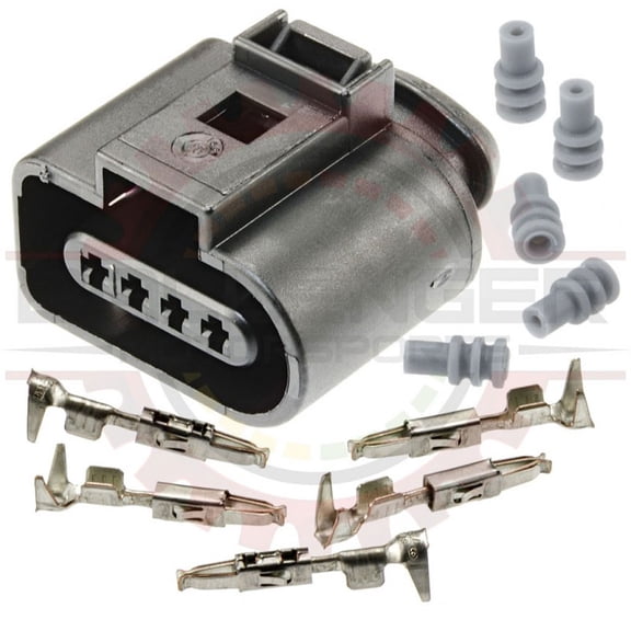 Ballenger Motorsports - 4 Way Connector Plug Kit Compatible with Bosch Coils & Sensors VW# 1J0973704