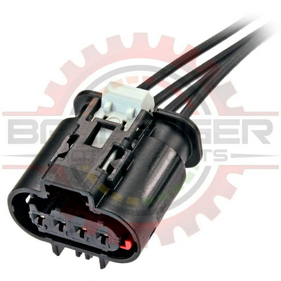 Ballenger Motorsports - 4 Way Connector Plug Pigtail Compatible with C7 Corvette Oxygen Sensor, Black
