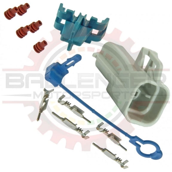 Ballenger Motorsports - 4 Way Metripack 150 Female O2 Connector Kit, Gray
