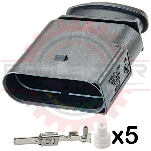 Ballenger Motorsports - 5 Way MAF Connector Receptacle Kit Replacement for VW, Audi, & European Applications (Compatible with: VW # 6X0 973 825)