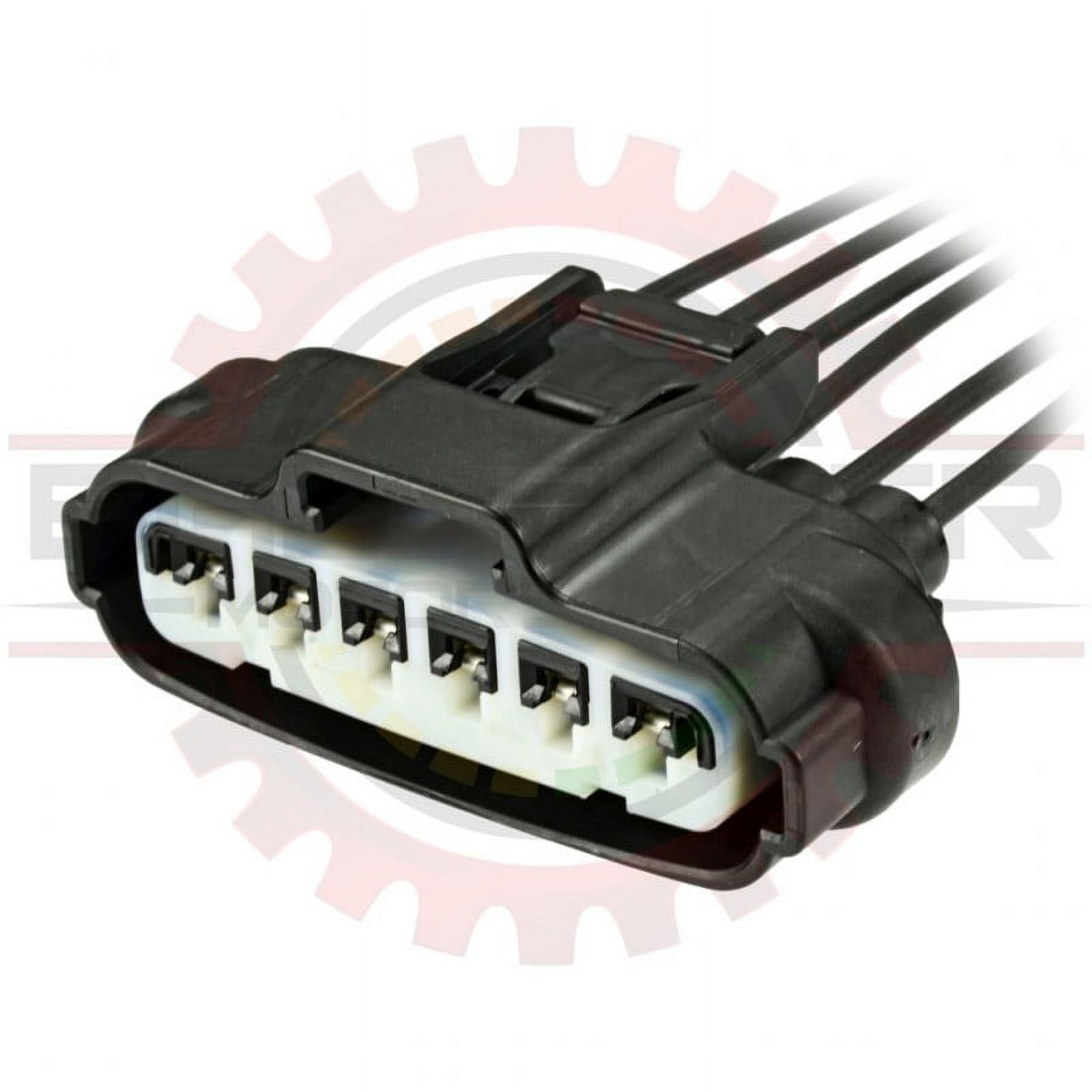 New 6-Way Connector Wiring Pigtail For Throttle Body Sensor - Replacement Part #90980-11858, Compatible With Lexus