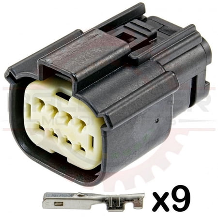 Ballenger Motorsports - 8 Way Plug Connector Kit Replacement for Dodge Oxygen Sensor