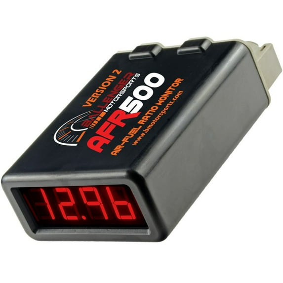 Ballenger Motorsports AFR500v2 - Air Fuel Ratio Monitor Kit with NTK Lab Grade sensor - Gas Display | Wideband Range | 24ft