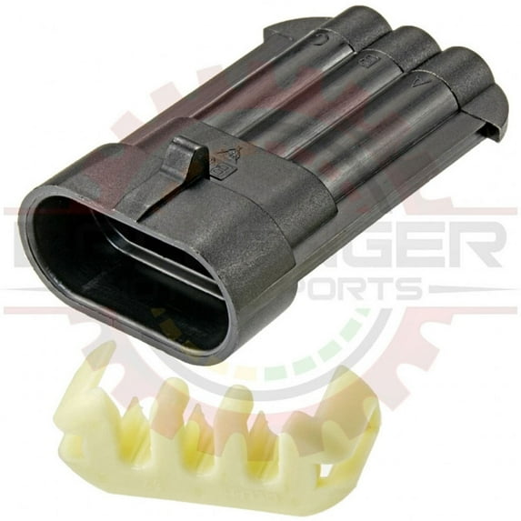 Ballenger Motorsports - Compatible with GM Delphi / Packard - 3 Way Metripack 150 Receptacle Connector Assembly for MAP & Crank