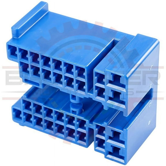 Ballenger Motorsports - Compatible with Miata 30 Way Bulkhead Connector, Blue