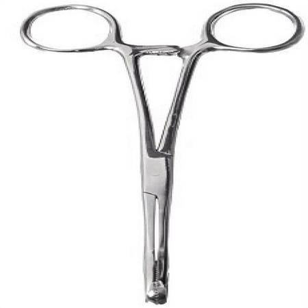 Ballenger Sponge Forceps, Serrated Straight, 7", 1EA