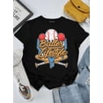 thumbnail image 1 of Baller Lifestyle Baseball Sport Graphic Art Design Unisex T-Shirt V12591 up to Size 5XL, 1 of 2
