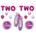 thumbnail image 1 of Ballerina Ballet Shoes Tutu 2nd Birthday Happy Party balloons Decorations TwoTwo, 1 of 1