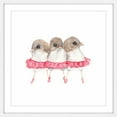 thumbnail image 1 of "Ballerina Birds" Framed Painting Print, 1 of 6