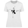 thumbnail image 1 of Ballerina Black Swan T-Shirt Women -Image by Shutterstock, Female Medium, 1 of 2