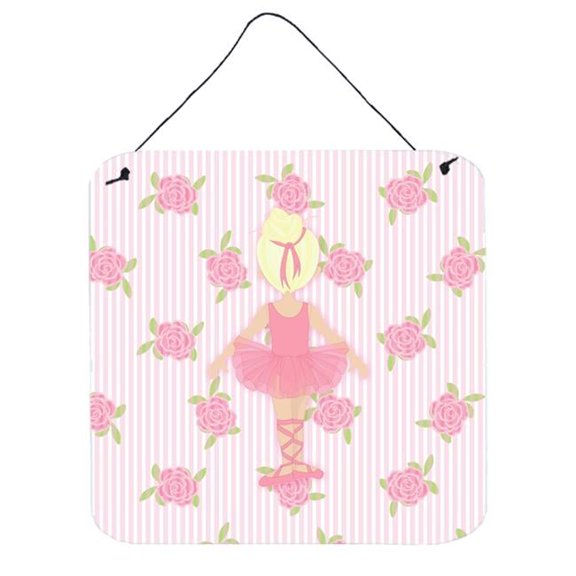 Ballerina Blonde Back Pose Wall or Door Hanging Prints