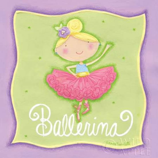 Ballerina Canvas Art - Anne Tavoletti (24 x 24)
