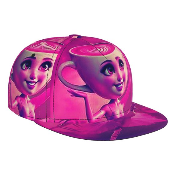 Ballerina Cappuccina Flat Brim Bill Baseball Cap Adjustable Hat Hip Hop Caps for Dad Men Women