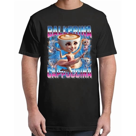 Ballerina-Cappuccina Italian-Brainrot Unisex S-5Xl T-Shirt