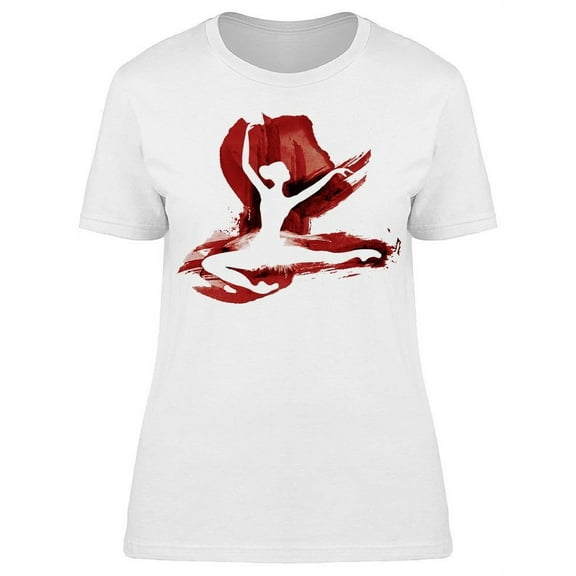 Ballerina Dance Pose T-Shirt Women -Image by Shutterstock, Female 3X-Large