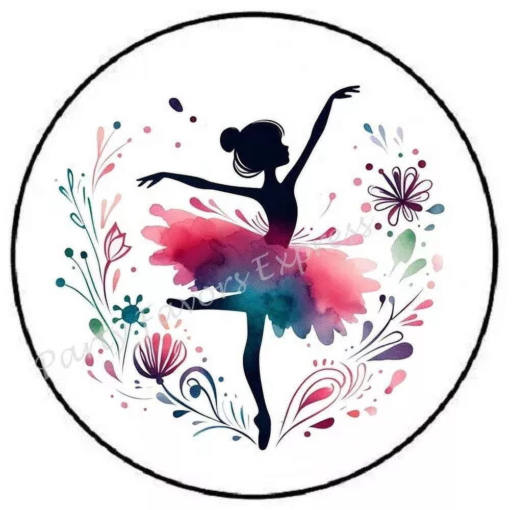 Ballerina Dance Sticker Party Favors Sticker Envelope Seals Labels ...