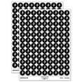 thumbnail image 1 of Ballerina Dancer in Tutu On Pointe Round Sticker Set - Black - Matte Finish - 0.50" Size, 1 of 3