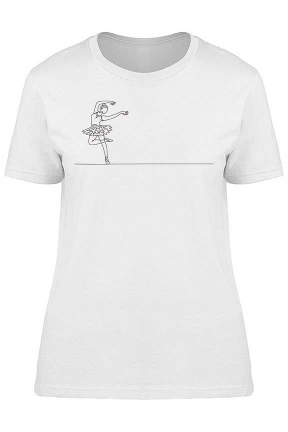 Ballerina Dancing T-Shirt Women -Image by Shutterstock, Female XX-Large