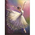 thumbnail image 1 of Ballerina Diamond Art Painting Kits,5D Full Drill Ballet Dancer Diamond Art Kits Canvas Painting Gift for Adult,Home Decor, 1 of 7
