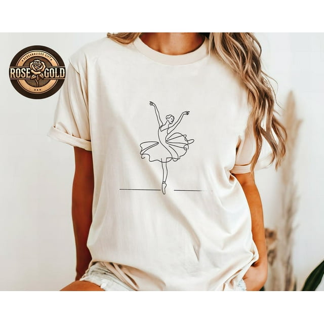 Ballerina Print Hoodie And Leggings main image 0