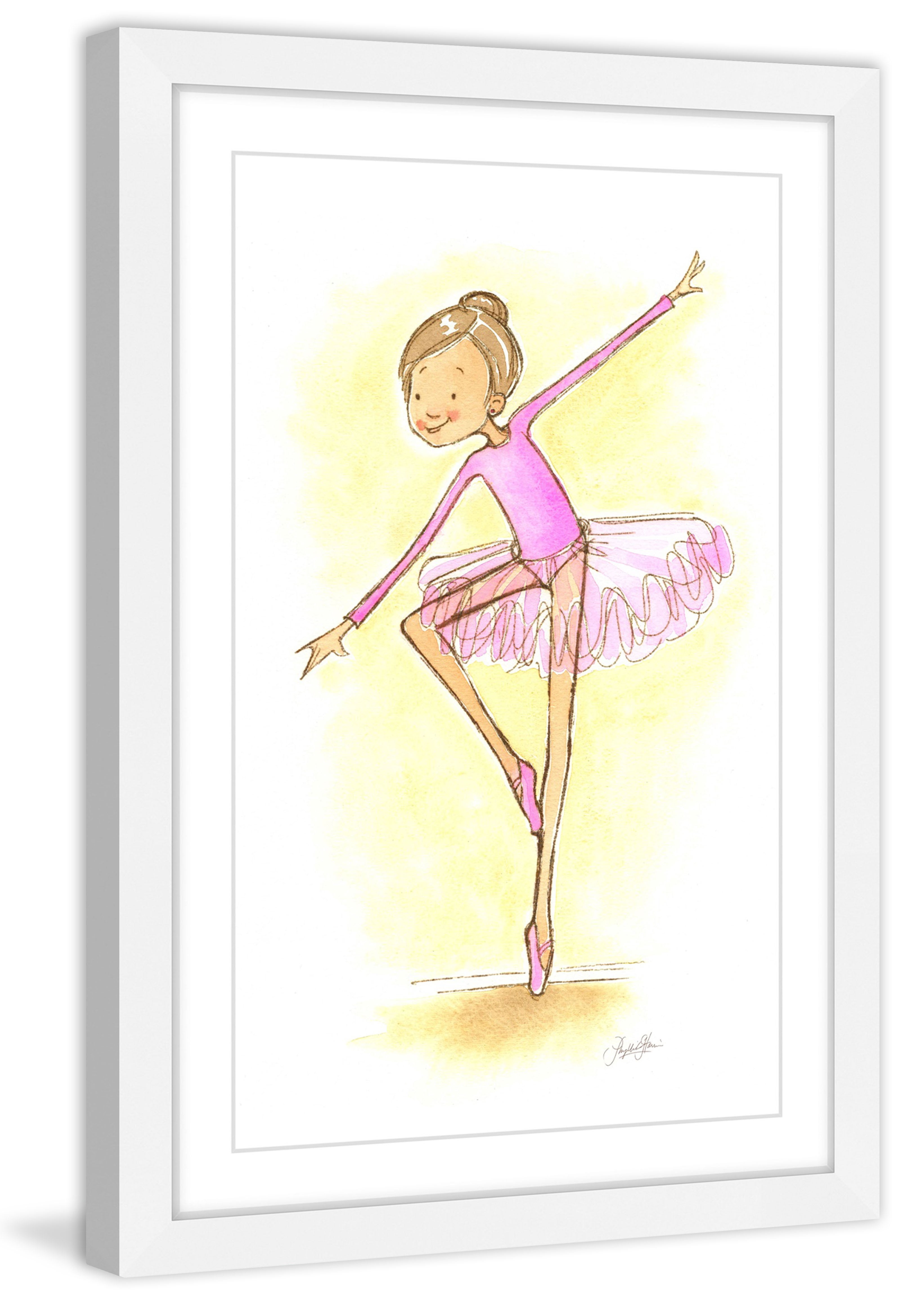 "Ballerina" Framed Painting Print