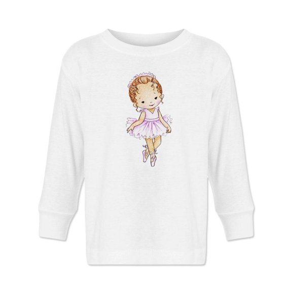 Ballerina In Pink Long Sleeve Toddler -Image by Shutterstock,  4 Toddler