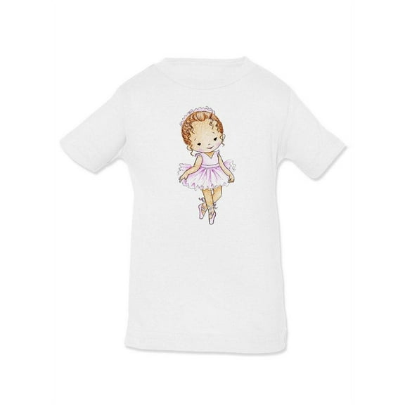 Ballerina In Pink T-Shirt Infant -Image by Shutterstock,  6 Months