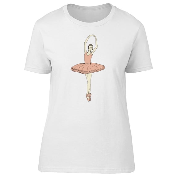 Ballerina In Typical Dance Tee Women's -Image by Shutterstock