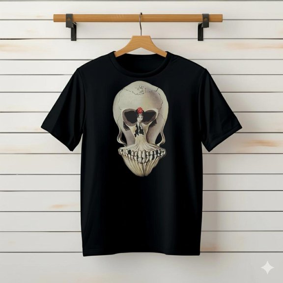 Ballerina In a Skull by Salvador Dali###TeaBagTeaHouse, Unsiex Shirt