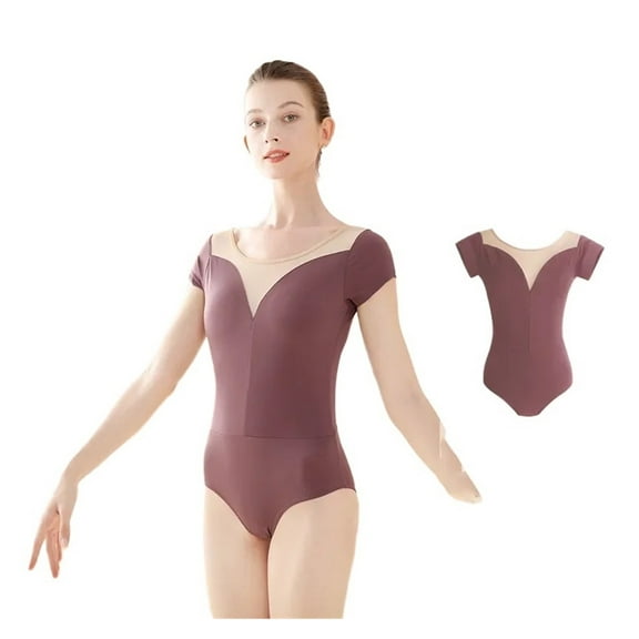 Ballerina Leotard Women Professional Soft Mesh Gymnastics Leotard Ballet Costume Girl Summer Bodysuit Swimwear