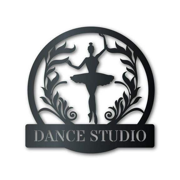 Ballerina Monogram Custom Metal Wall Art 46