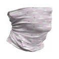 thumbnail image 1 of Ballerina Neck Gaiter, Dancer Girl Crown, Unisex, Baby Pink Grey White, by Ambesonne, 1 of 3