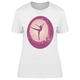 thumbnail image 1 of Ballerina On Beautiful Space T-Shirt Women -Image by Shutterstock, Female 3X-Large, 1 of 2