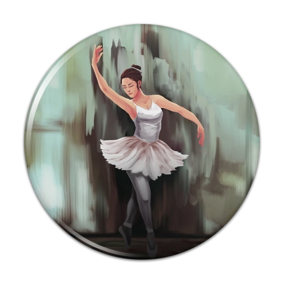 Ballerina Painting Pinback Button Pin