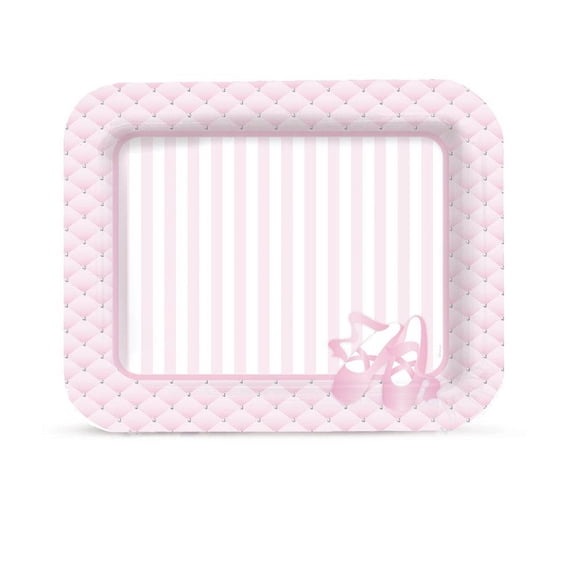 Ballerina Party Cake & Sweets Rectangular Tray Cardboard 40.3cm x30.3cm x 1.3 cm | Ballet Party | Girl 1st Birthday | Ballerina Birthday