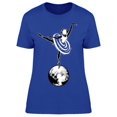 thumbnail image 1 of Ballerina Planet Astronaut T-Shirt Women -Image by Shutterstock, Female 3X-Large, 1 of 2