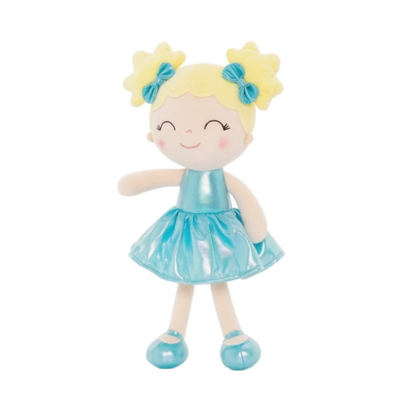 Ballerina Plush Doll Collection 12 Styles Shiny Tutu Dress Dolls with Pigtails Soft Stuffed Rag Dolls Birthday Gift for Girls and Dance Lovers