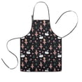thumbnail image 1 of Ballerina Princess Swan Pattern Kids Aprons for Girls and Boys,Adjustable Neck Strap Toddler Aprons for Kids Cooking Baking, 1 of 7