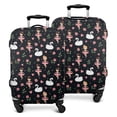 thumbnail image 1 of Ballerina Princess Swan Pattern Luggage Cover Fashion Suitcase Cover Baggage Covers Fit 25-28 Inch Luggage (Go Travel), 1 of 5