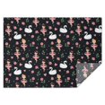 thumbnail image 1 of Ballerina Princess Swan Pattern Rectangle Tablecloth 60"x84",Waterproof Polyester Rectangle Table Cloth, Wipeable Spillproof Polyester Tablecloth for Dining, Camping, Indoor and Outdoor, 1 of 5