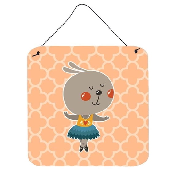 Ballerina Rabbit Wall or Door Hanging Prints
