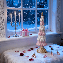 Ballerina Shoe Tree, Resin Christmas Tree Ornament,Christmas Tree Decor,Ballet Decoration for Home Decor, Perfect Present and Gift for Christmas,Pink