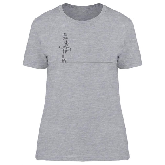 Ballerina Standing T-Shirt Women -Image by Shutterstock, Female XX-Large