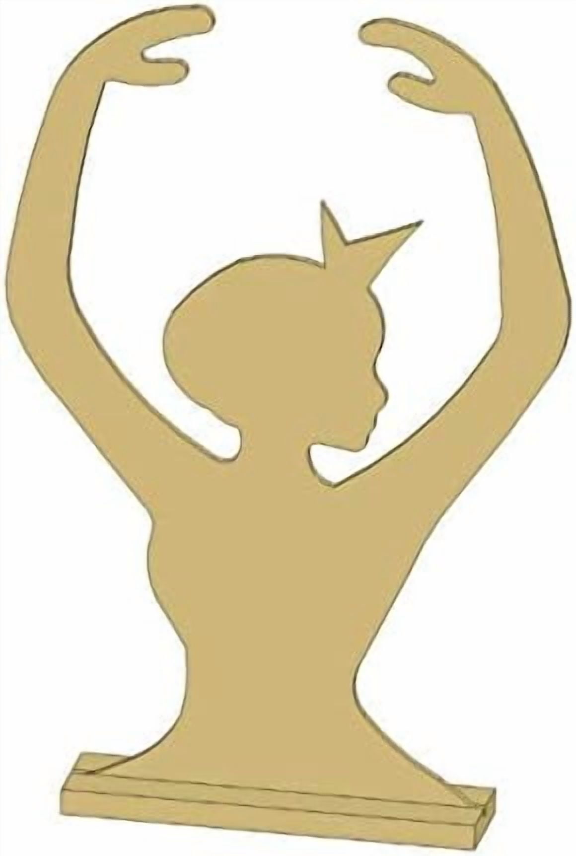 Unfinished Nurse Hat Wood Cutout - MDF Craft Shape For DIY Home Decor, Painting, Hospital Themed Projects