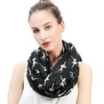 thumbnail image 1 of Ballerinas Dancers Print Infinity Scarf, 1 of 4
